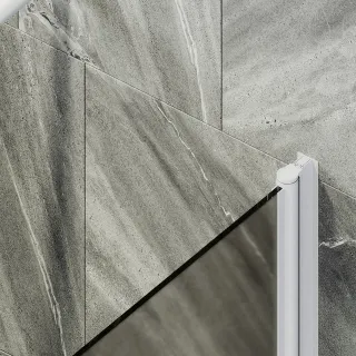 Шторка на ванну MaybahGlass MGV-625-1 80см белый